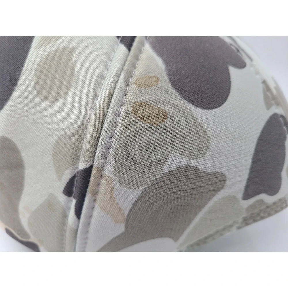 Vintage Michigan Big Game‎ Hunters Association Camo Rope Snapback Hat Cap Gray